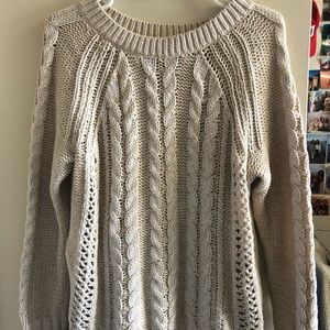 Gap Knit Cream Sweater